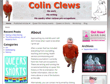 Tablet Screenshot of colinclews.co.uk